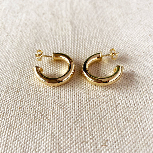 Clara Hoops 14K GF Earrings