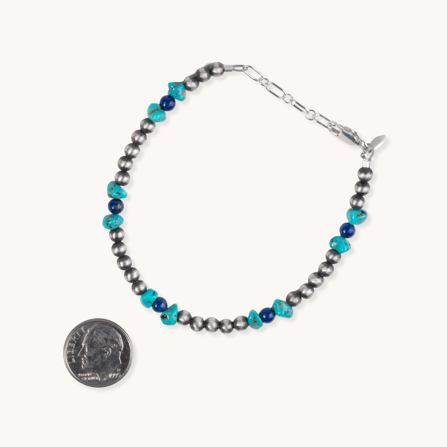 Desert Blossom: Lapis Wellspring Bracelet (4mm)
