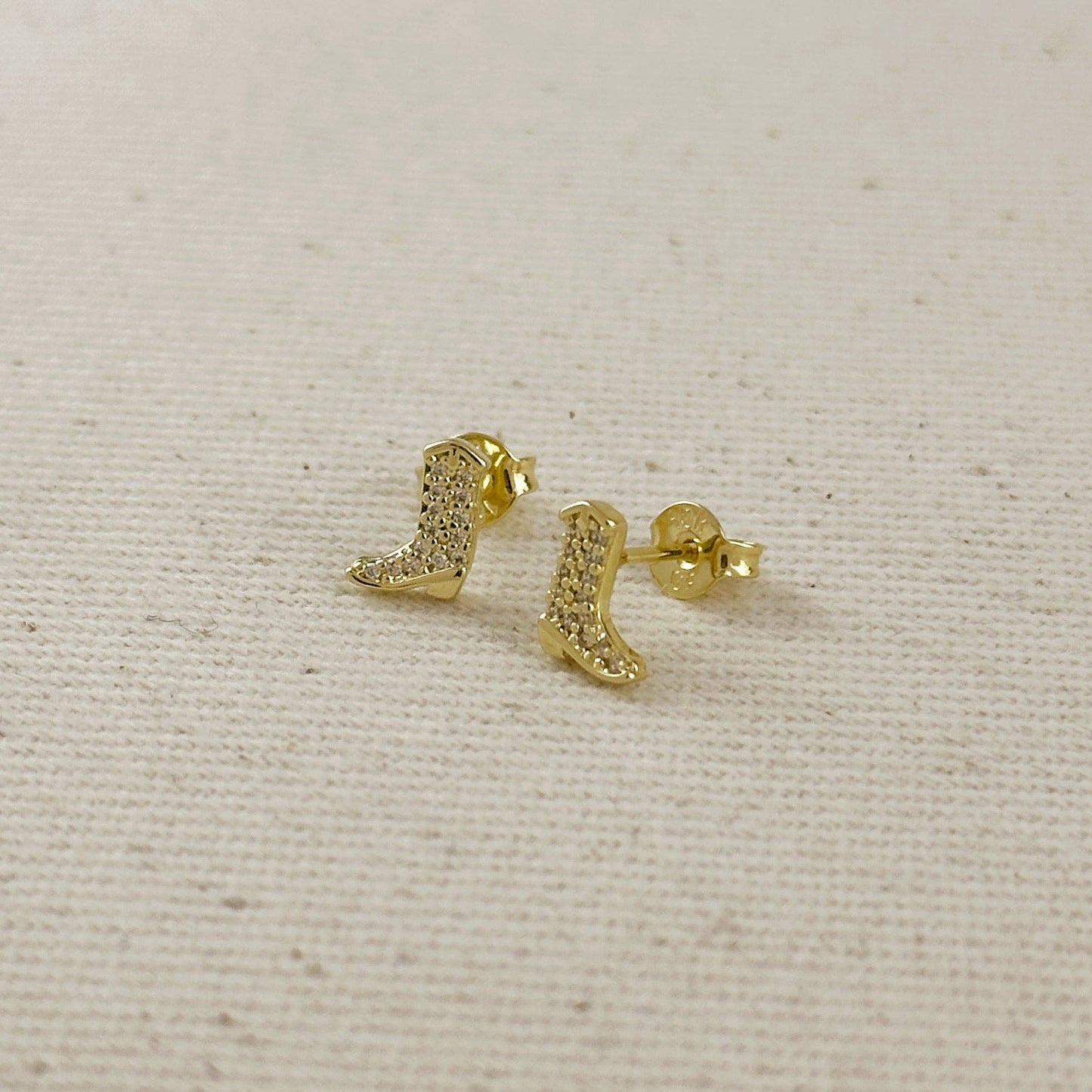 Mini Cowgirl Boot Earrings
