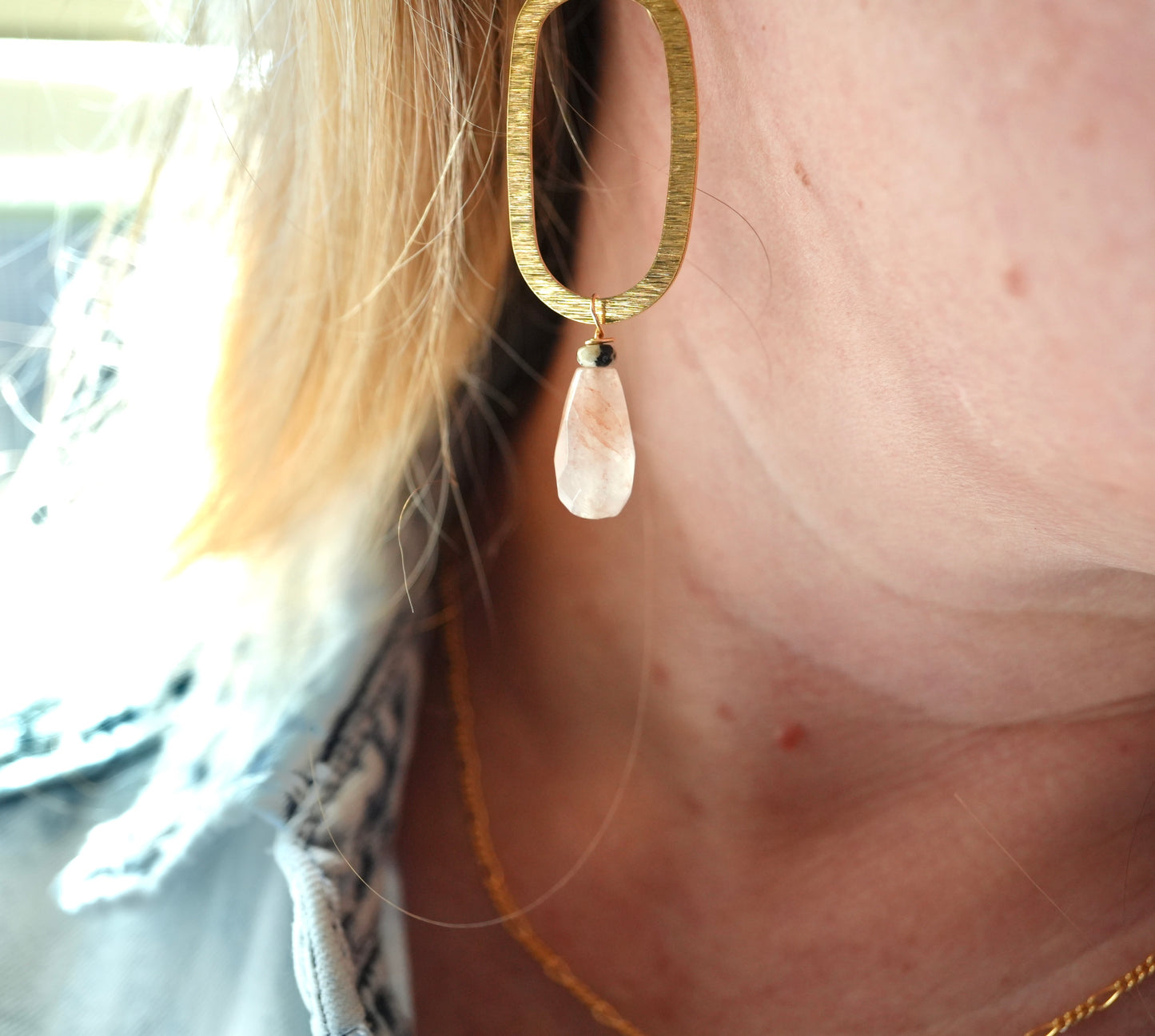 Earrings Golden Healer