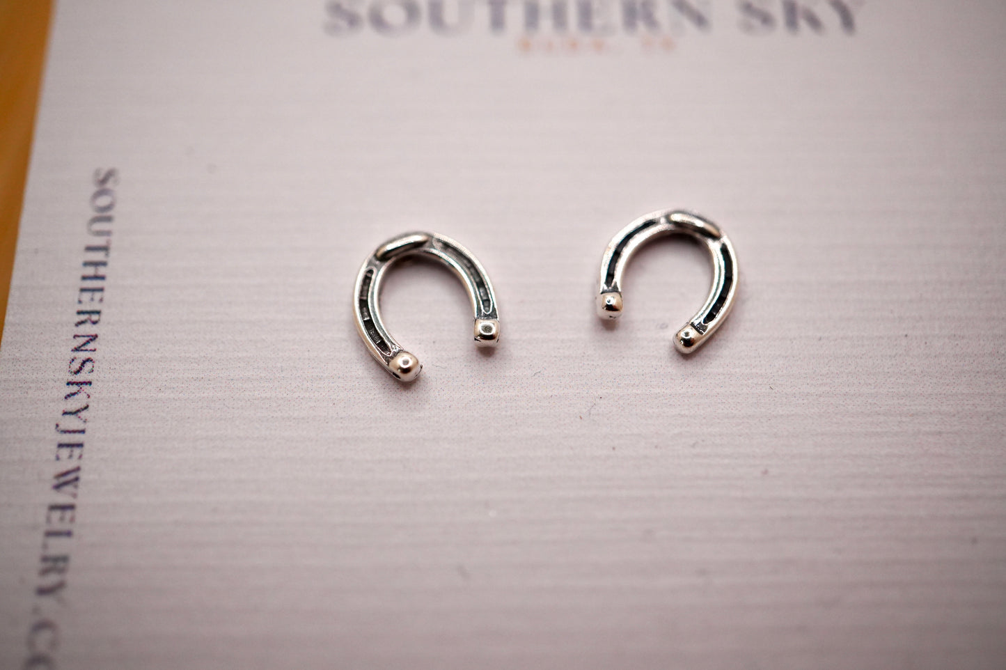Earrings Horseshoe Posts