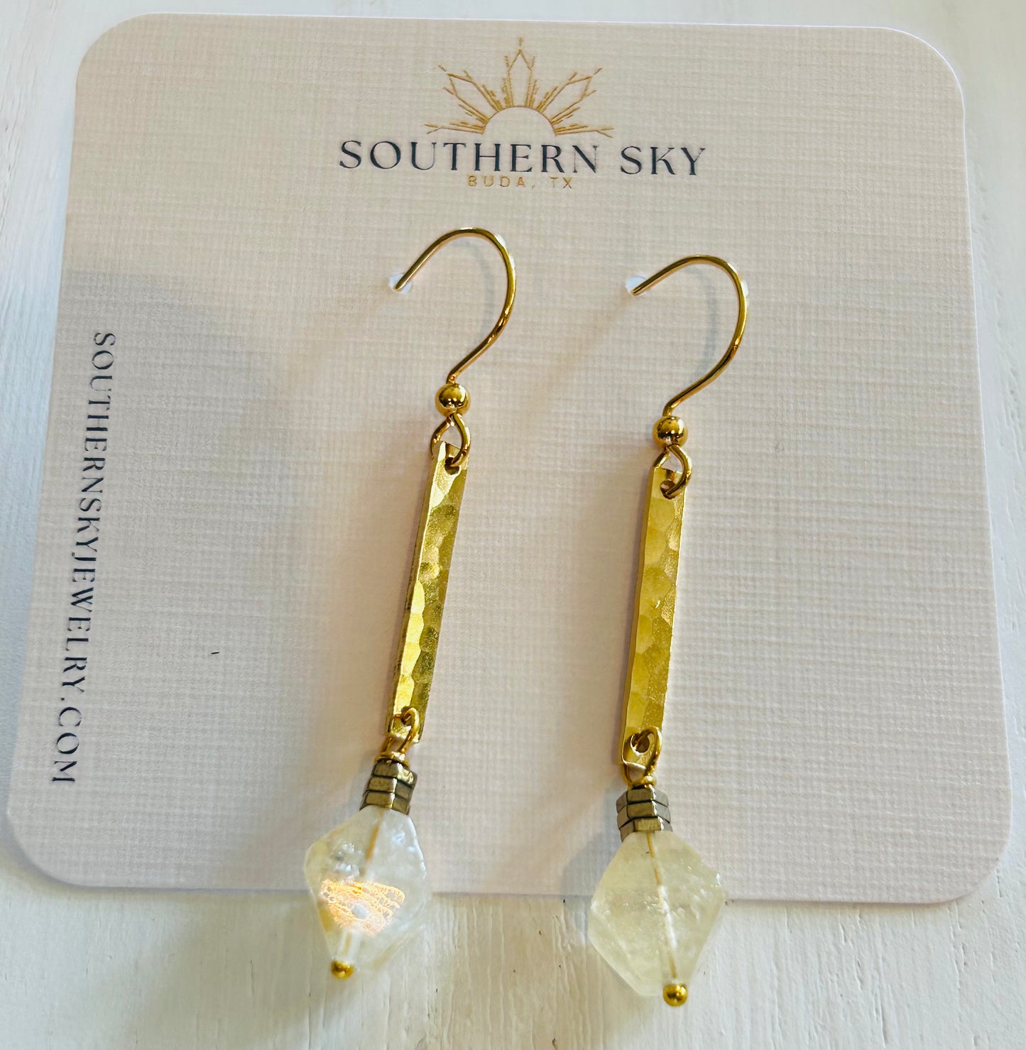 Scorpius collection- earrings gold