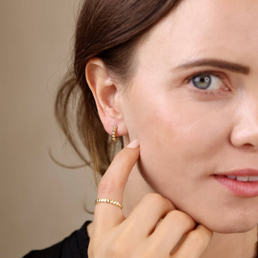 Hadley Hoops 18k Gold Filled