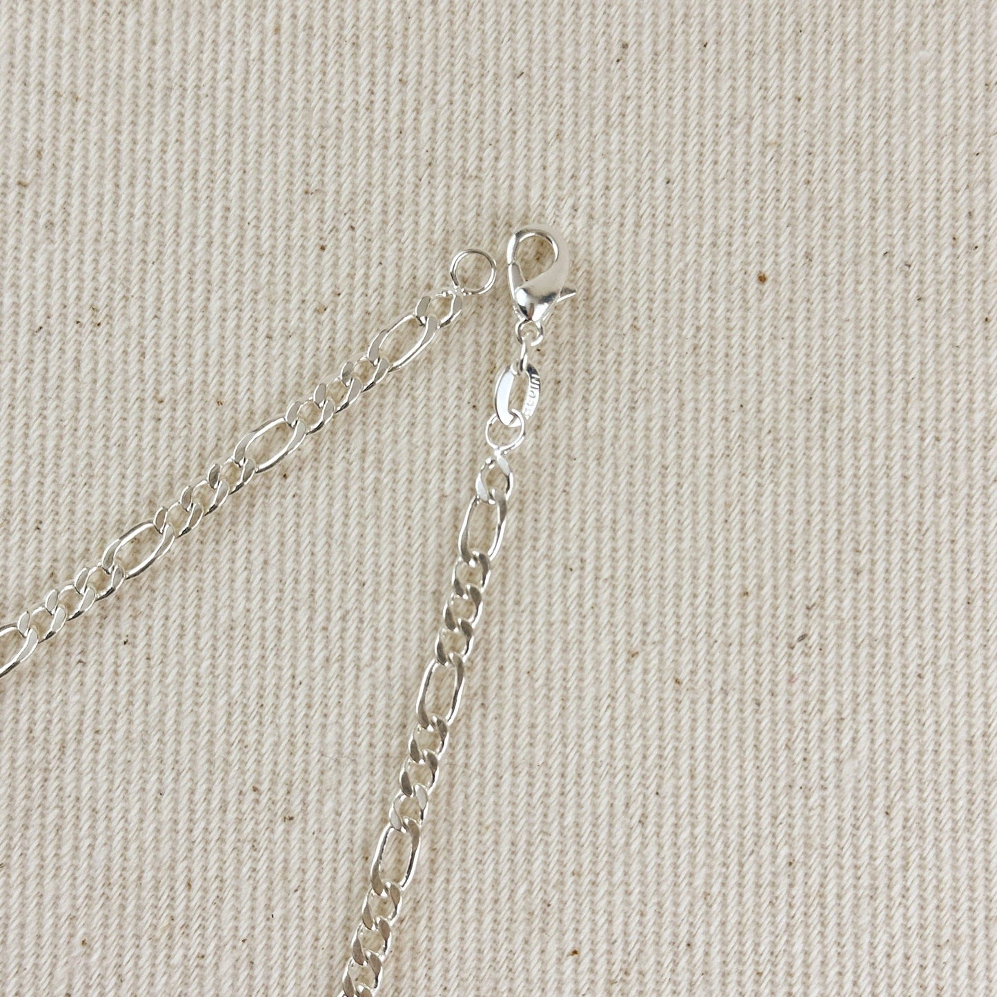 Sterling Silver Figaro 3x1 Chain 3.2mm