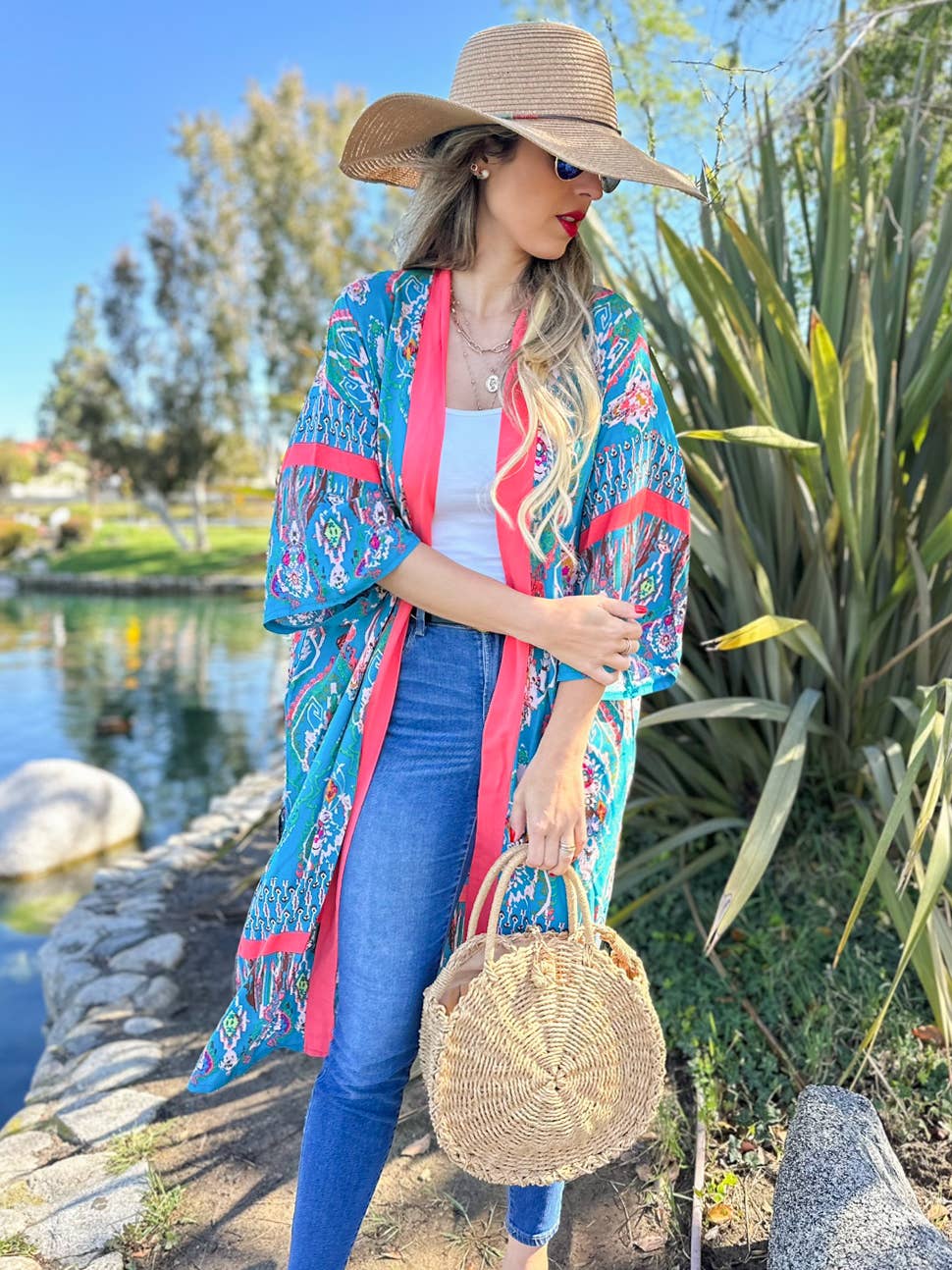 Floral Maxi Kimono