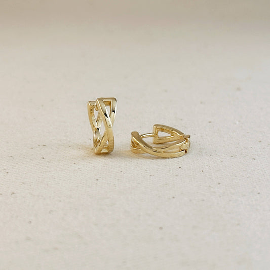 Sierra Hoops 18k Gold Filled