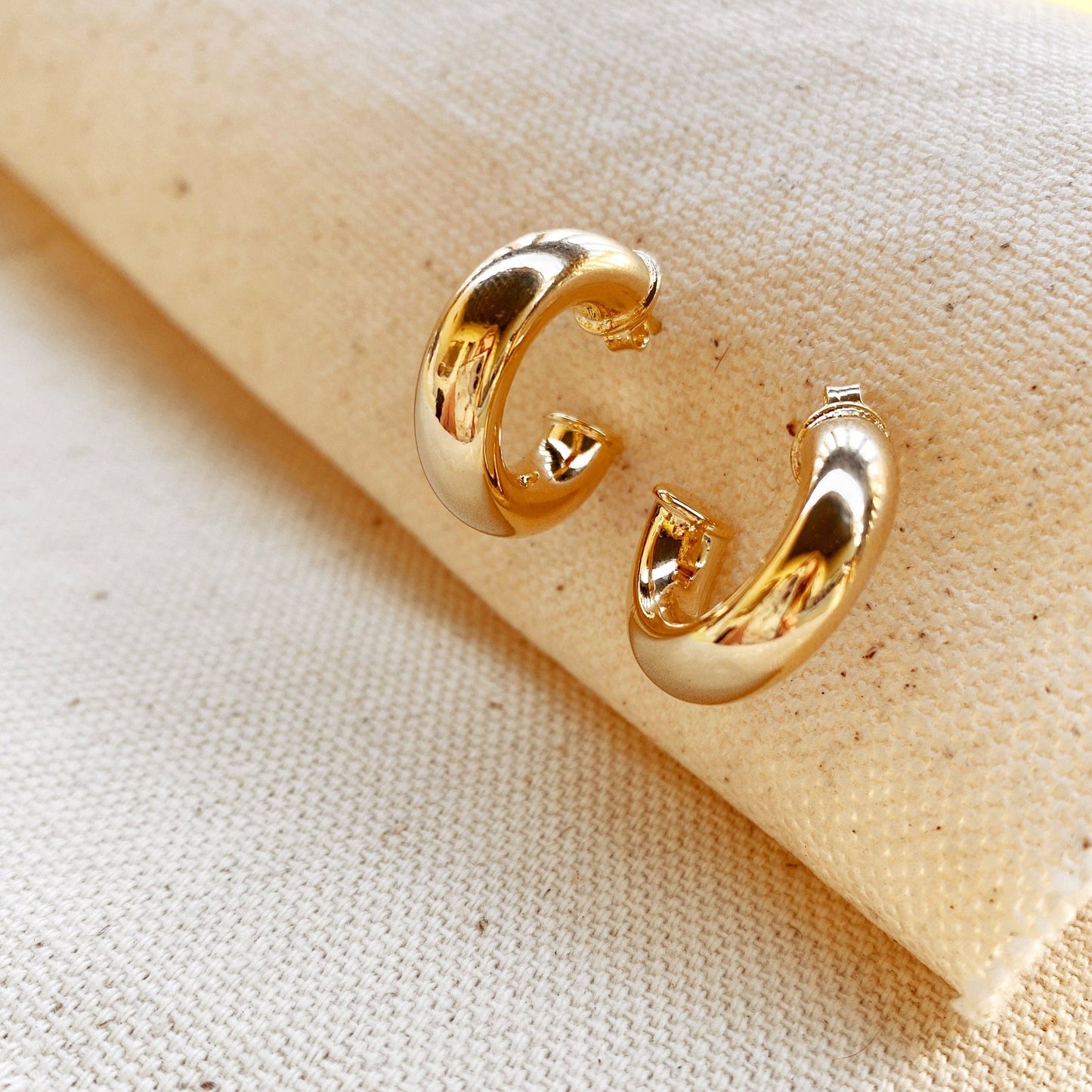 Mini Chubby Hoop Earrings