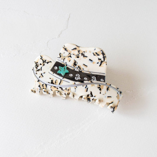 Eco Western Cowboy Hat Hair Claw Clip