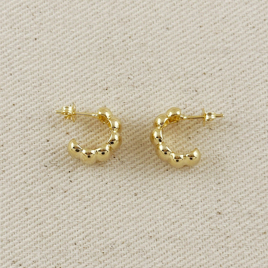 Millie Hoop earrings 18k gold filled