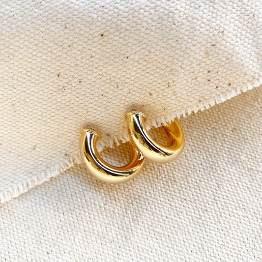 Mini Chubby Hoop Earrings