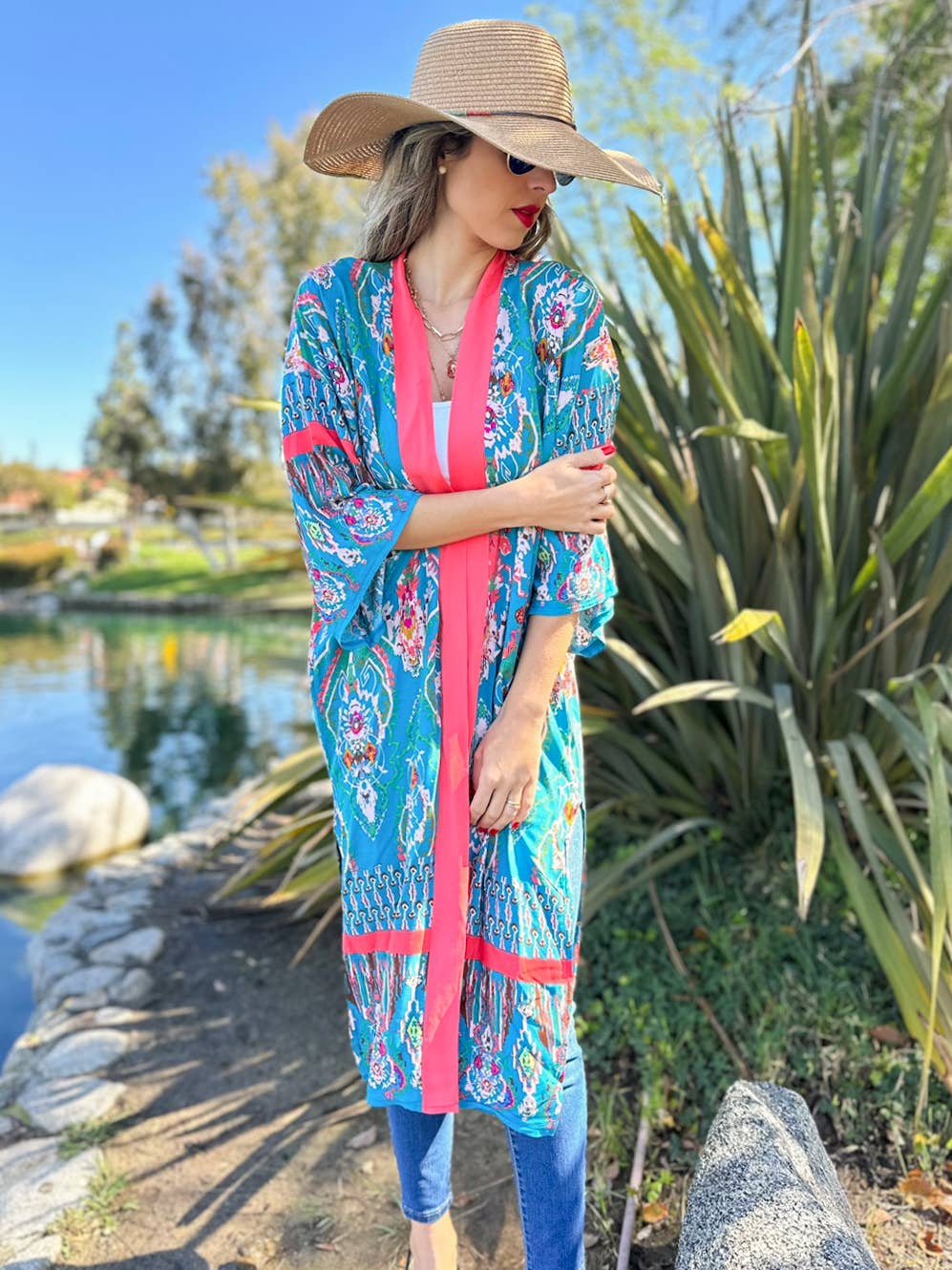 Floral Maxi Kimono