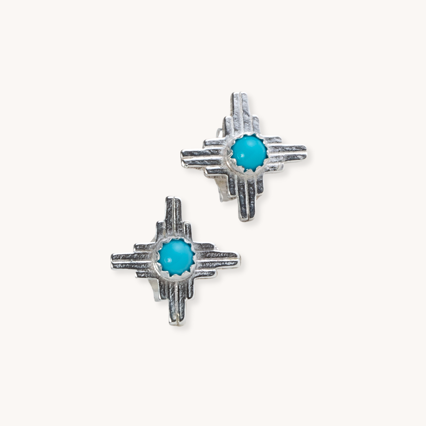 Enchantment: Turquoise Mini Zia Stud Earrings
