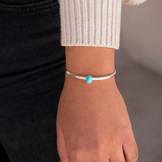 Radiante: Dawn's Light Turquoise Bracelet