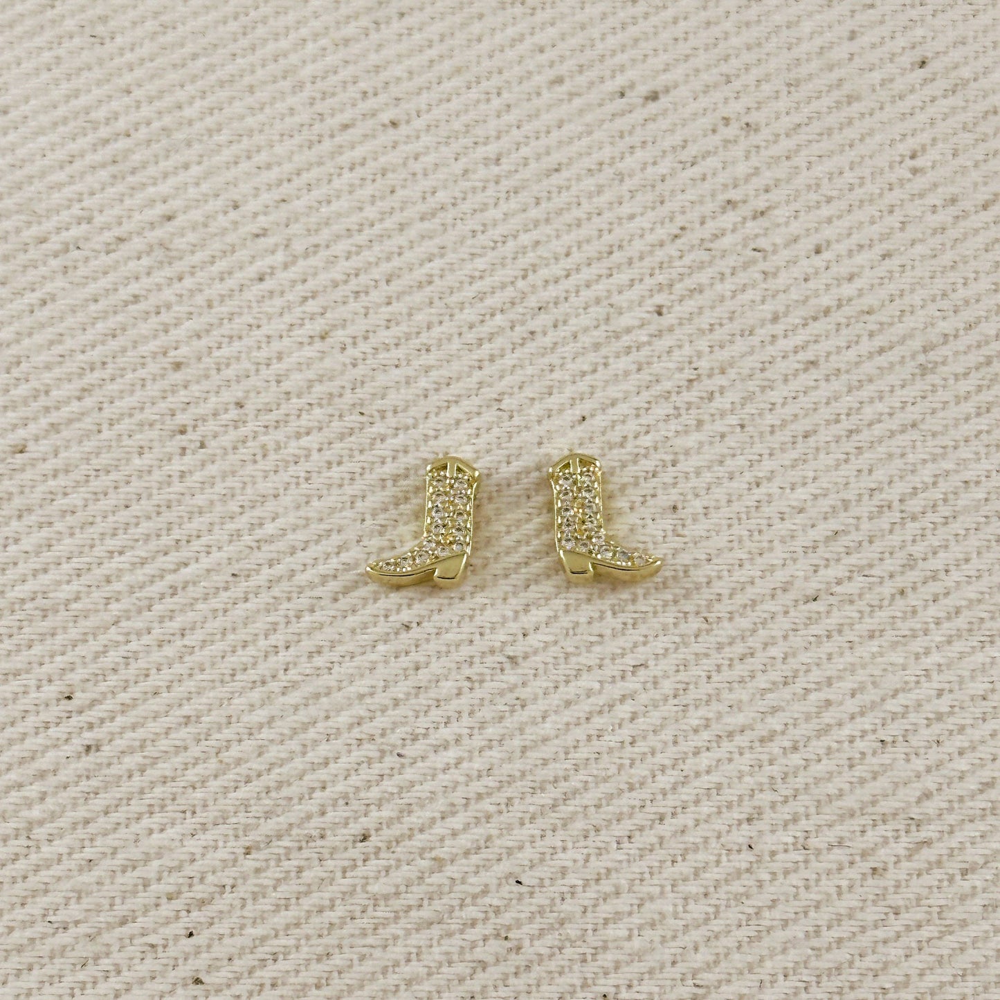 Mini Cowgirl Boot Earrings
