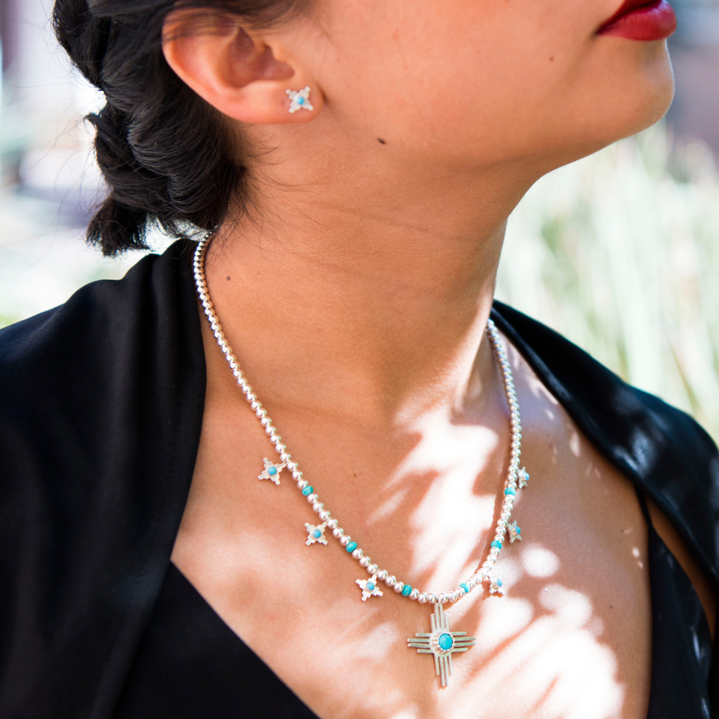 Enchantment: Sun Blossom Zia Squash Necklace