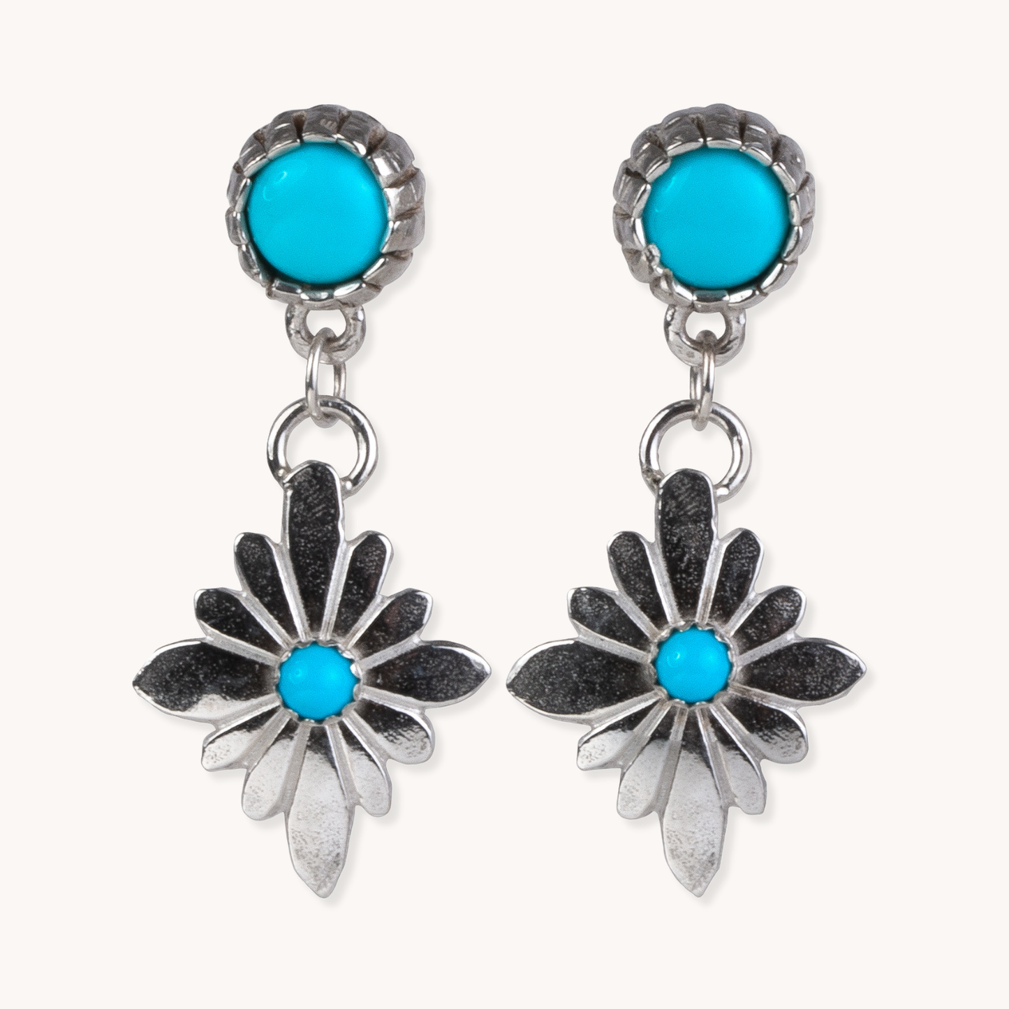 Radiante: Turquoise Stardrop Earrings