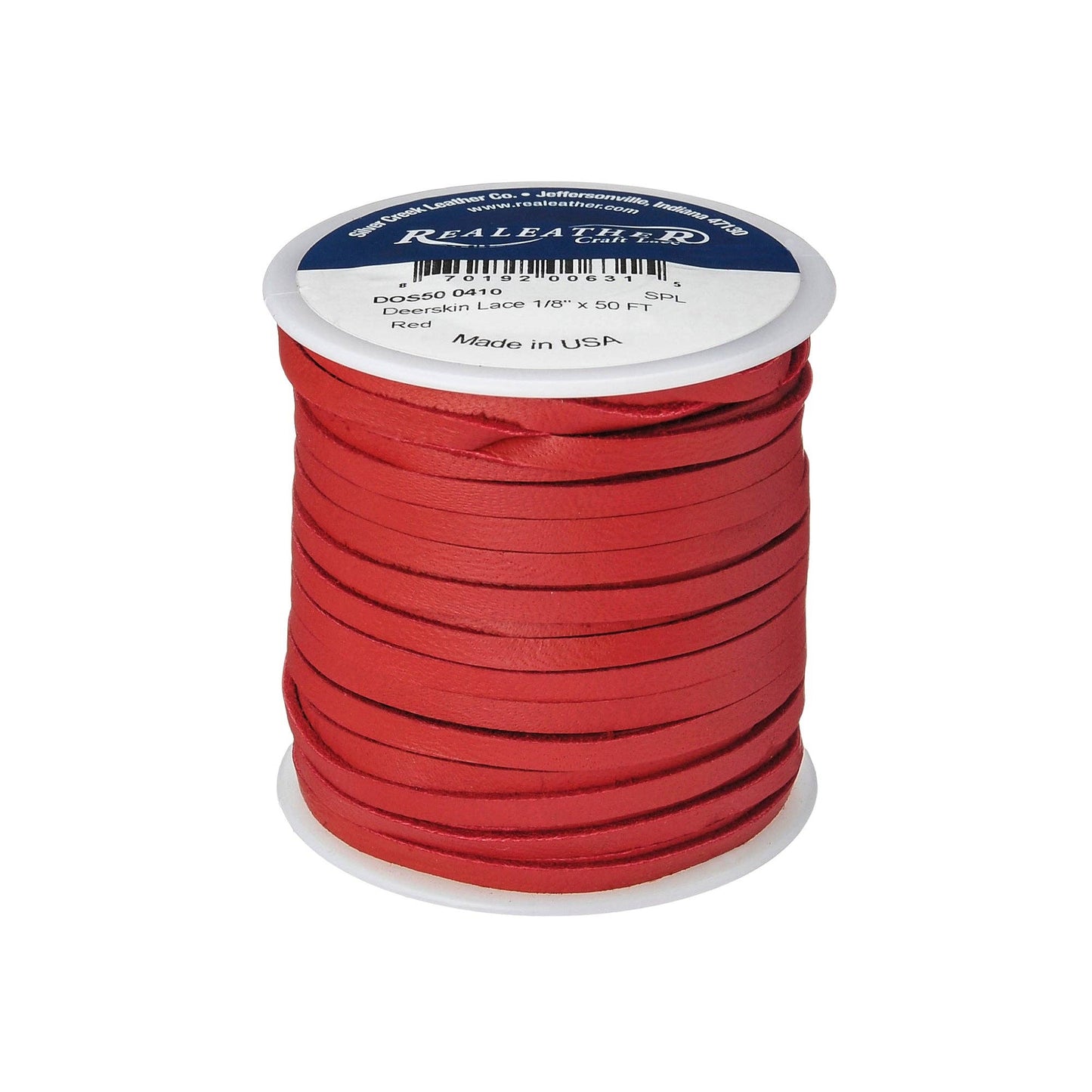 1/8" Deerskin Leather Lace, 50 ft -Leathercraft Craft Supply