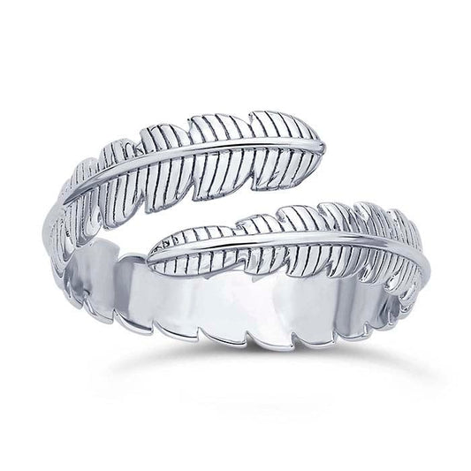 Ring 'Inflight Feather' Sterling Silver
