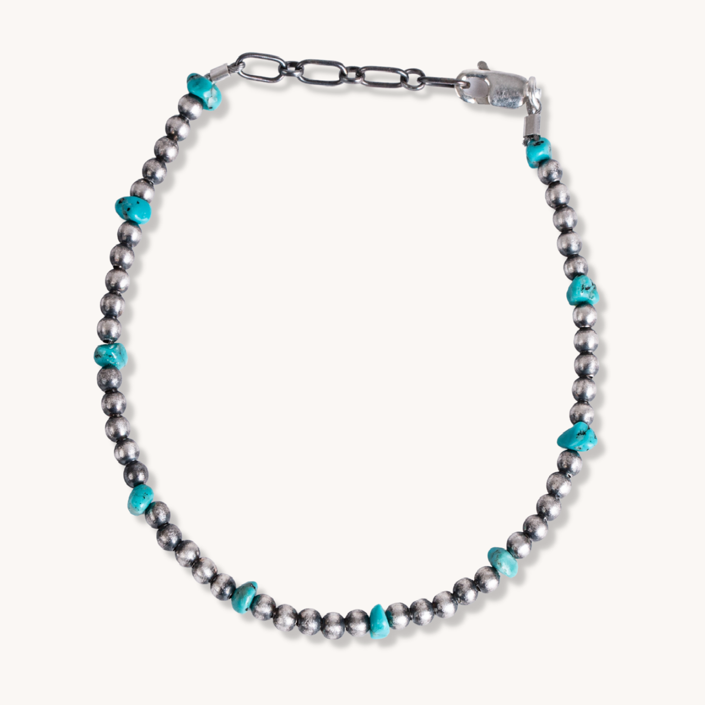 Desert Blossom: Turquoise Petite Pearls Bracelet (3mm)
