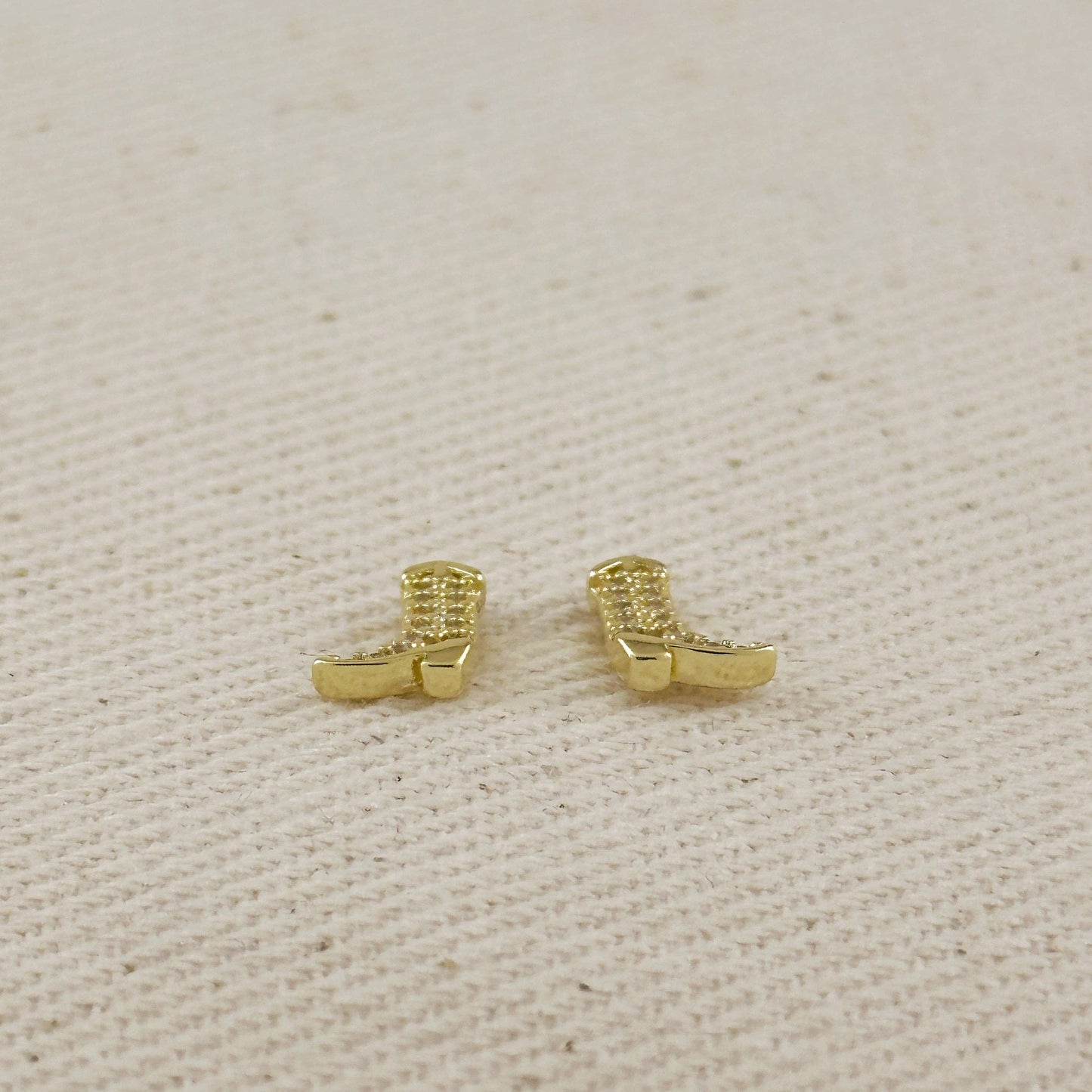 Mini Cowgirl Boot Earrings