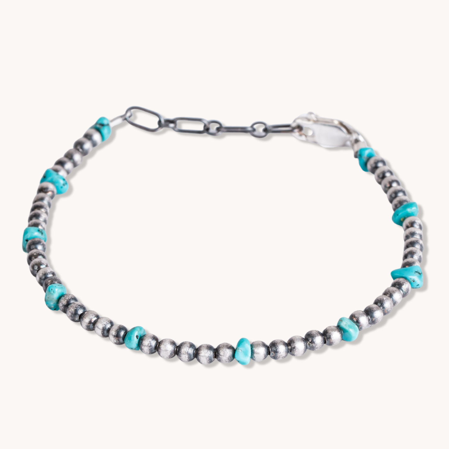 Desert Blossom: Turquoise Petite Pearls Bracelet (3mm)