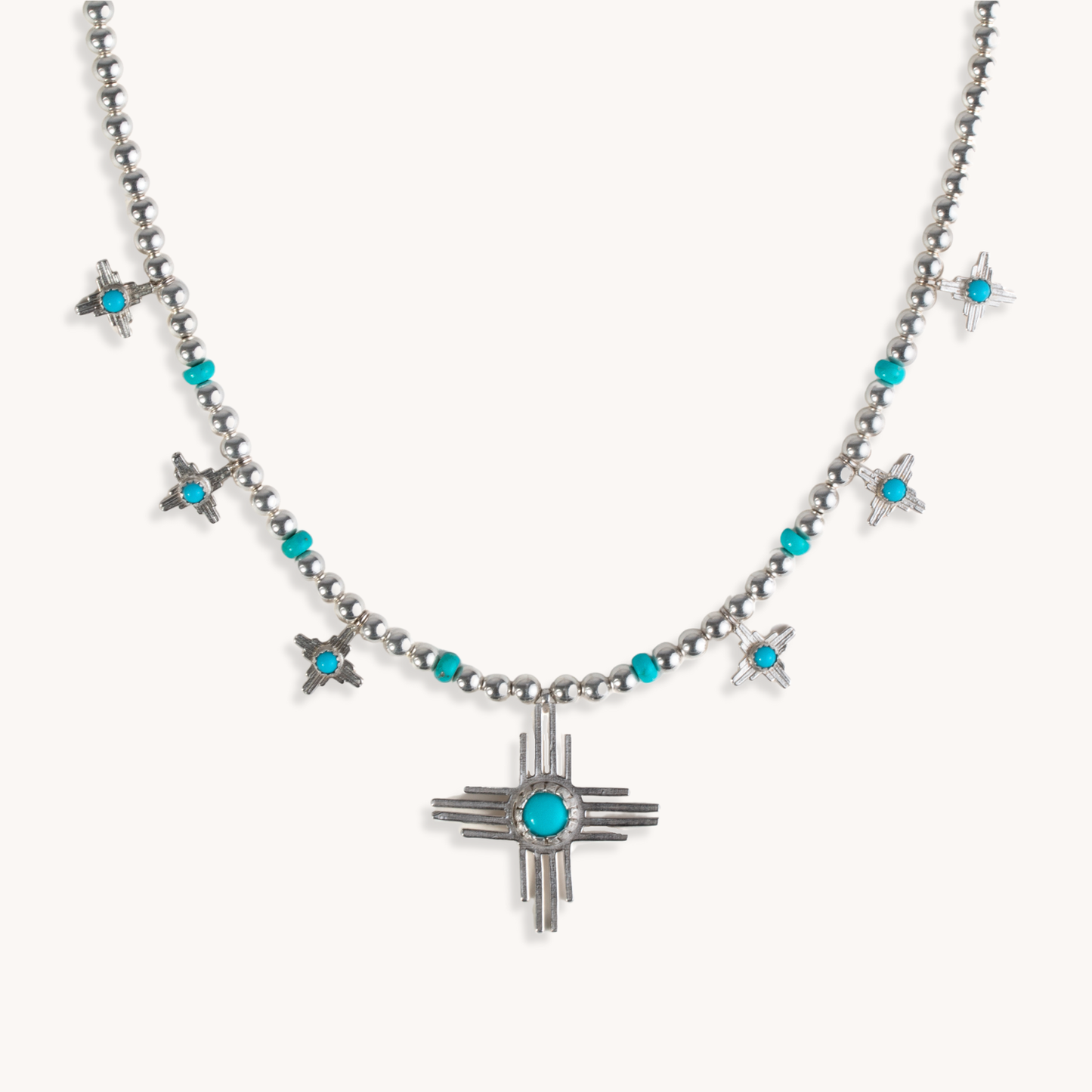 Enchantment: Sun Blossom Zia Squash Necklace