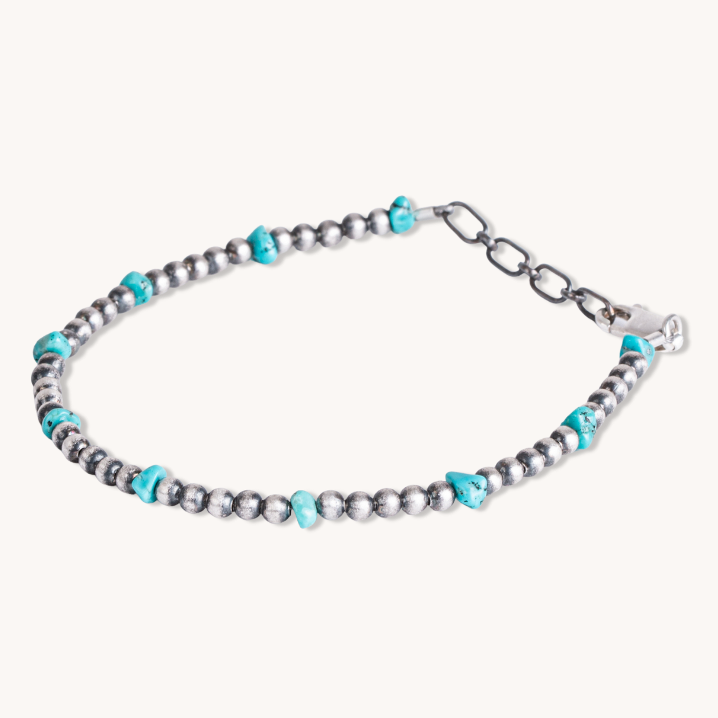 Desert Blossom: Turquoise Petite Pearls Bracelet (3mm)