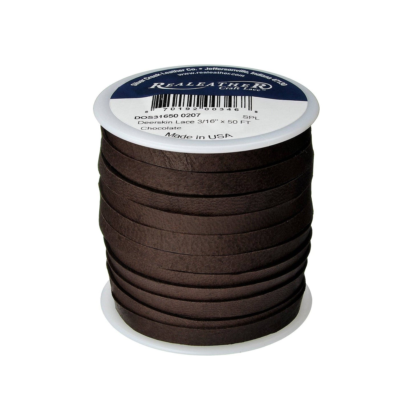 3/16" Deerskin Lace, 50 ft- Leathercraft Supply