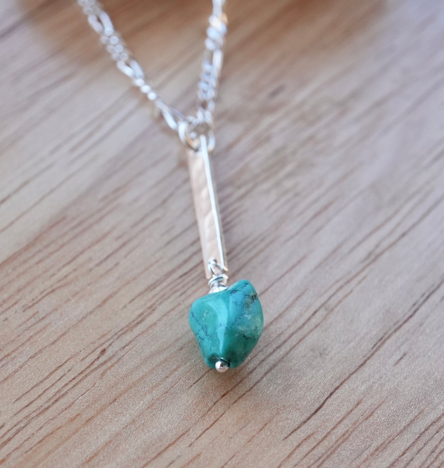 Necklace Scorpios Turquoise Figaro Chain