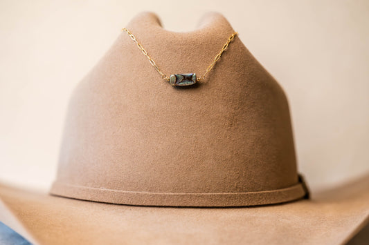 Necklace Abalone Gold Chain