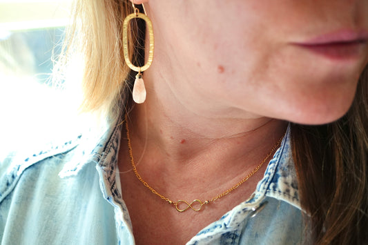 Infinity Loop Gold Necklace