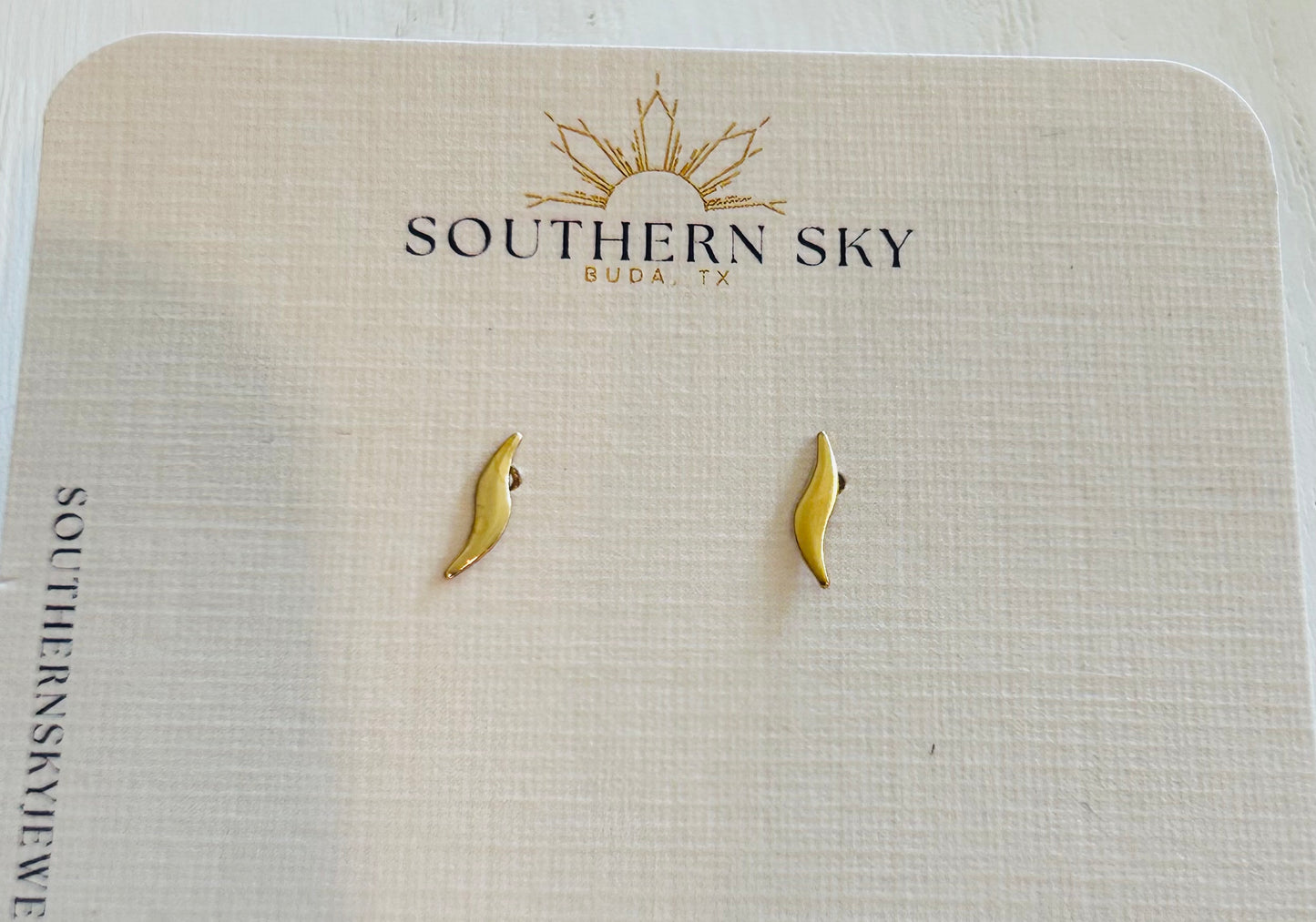 Earrings 14K Gold Ray