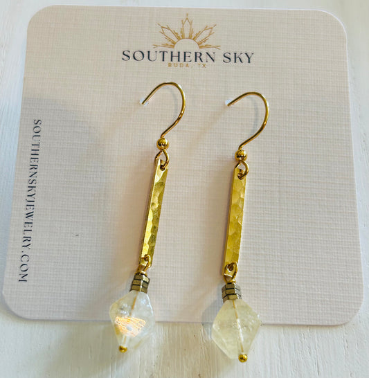 Scorpius collection- earrings gold