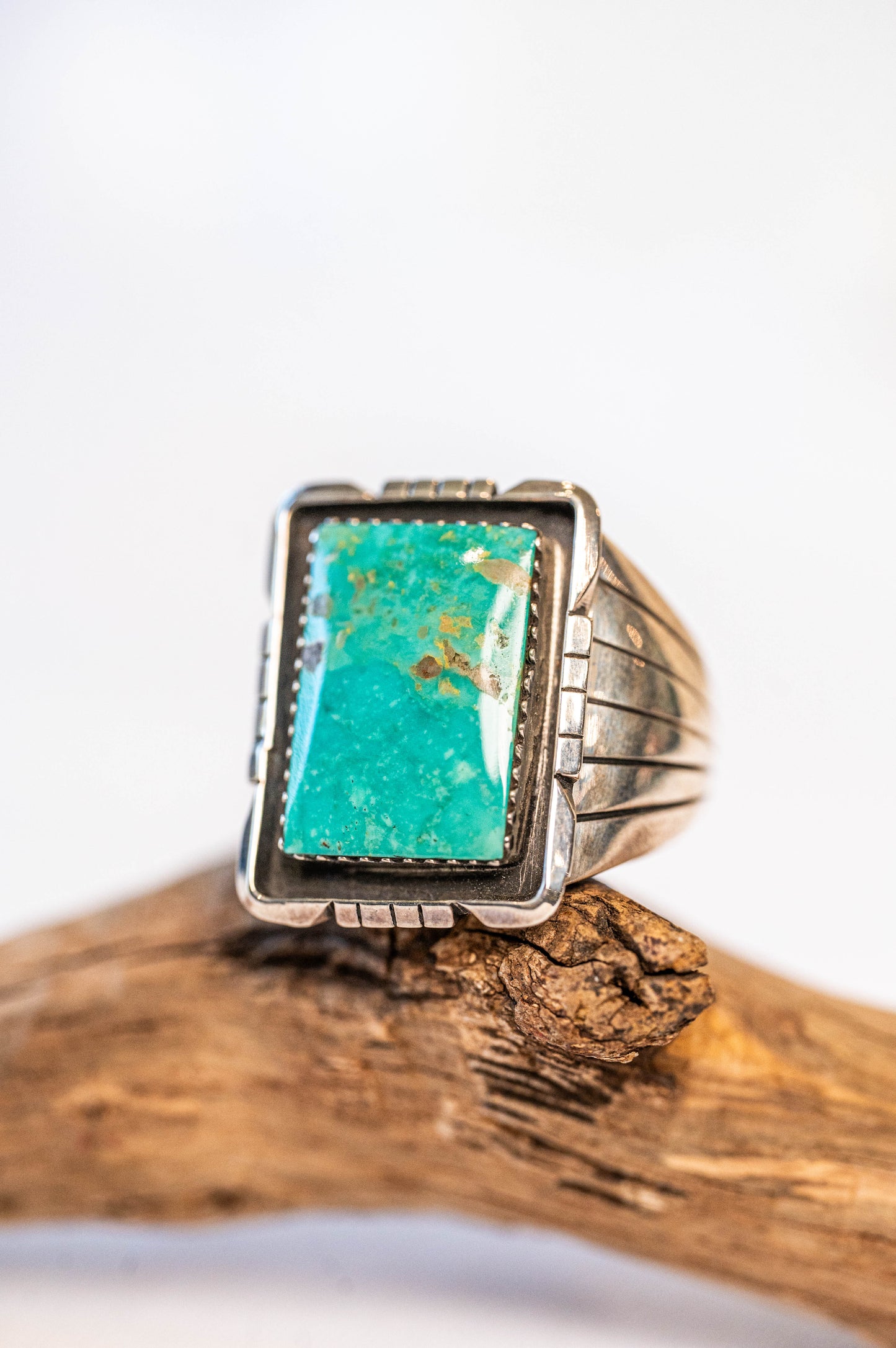 Vintage Navajo Kingman Ring-11.5