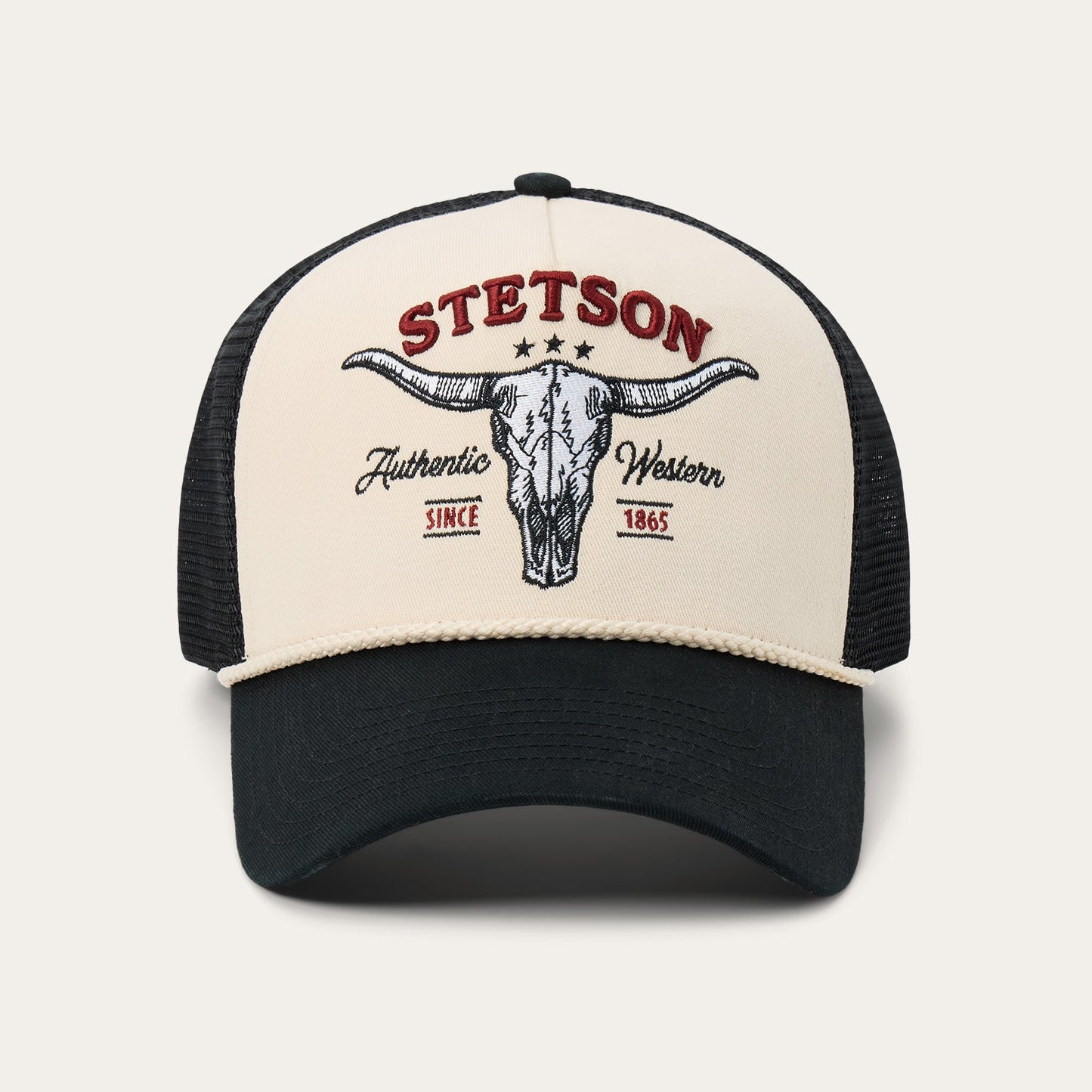 STETSON Ball Cap - Skull Authentic Western Since 1865