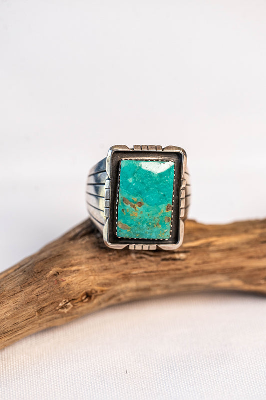 Vintage Navajo Kingman Ring-11.5