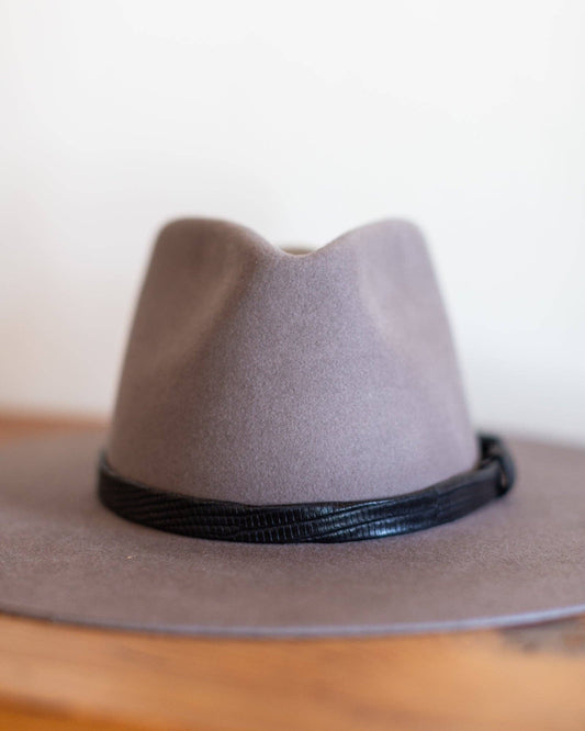 LIZARD LEATHER HAT BAND