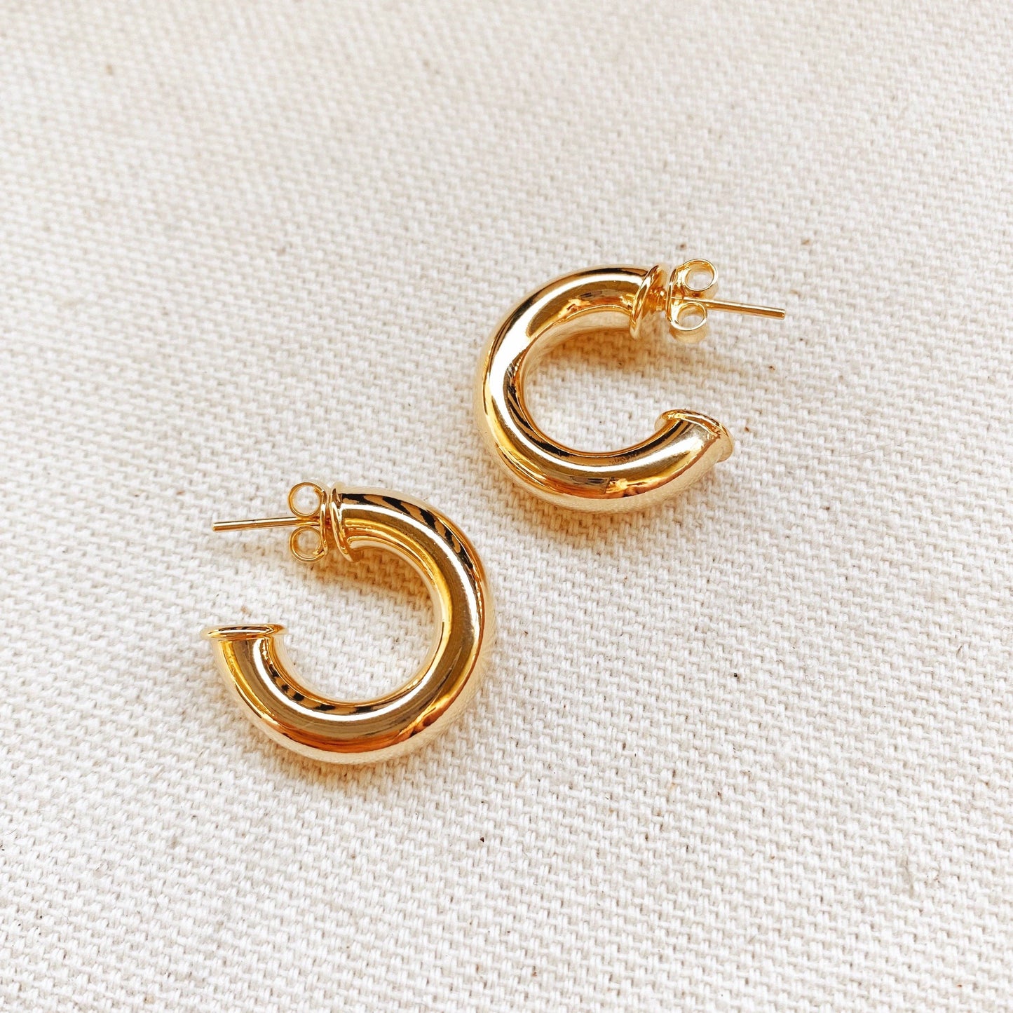 Mini Chubby Hoop Earrings