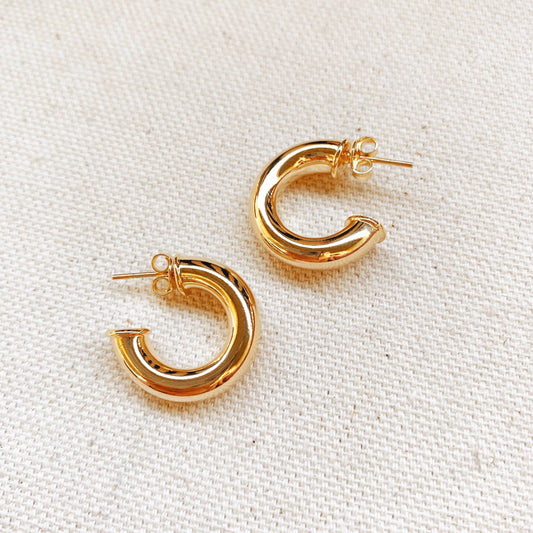 Mini Chubby Hoop Earrings
