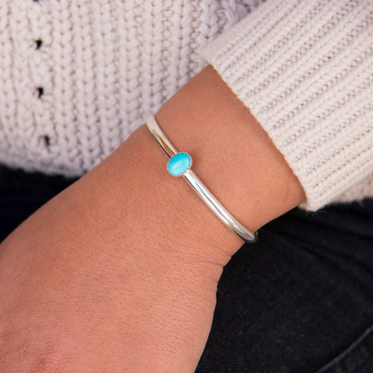 Radiante: Dawn's Light Turquoise Bracelet