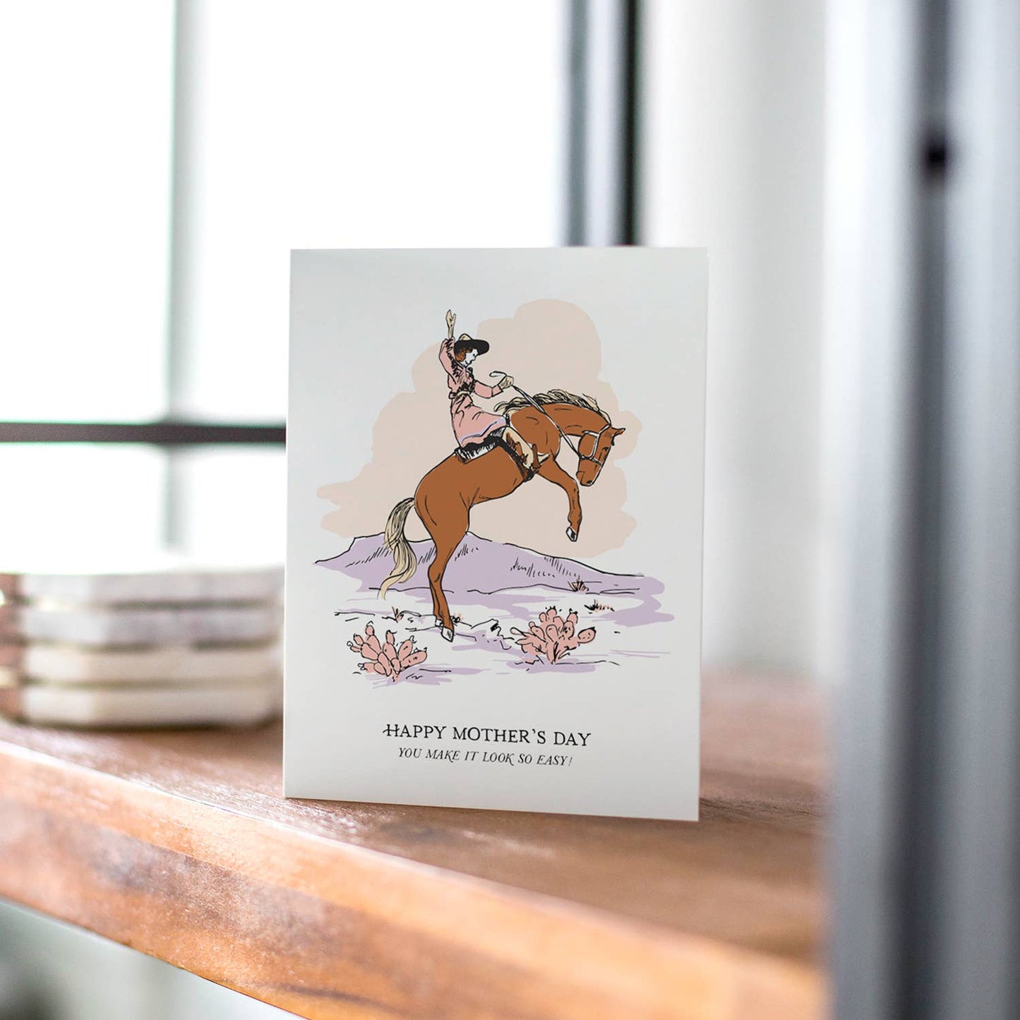 Cowgirl Mother's Day Greeting Card