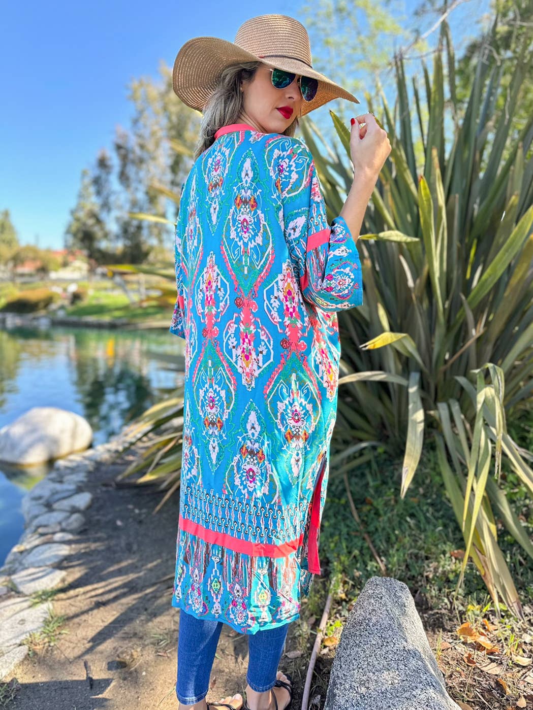 Floral Maxi Kimono