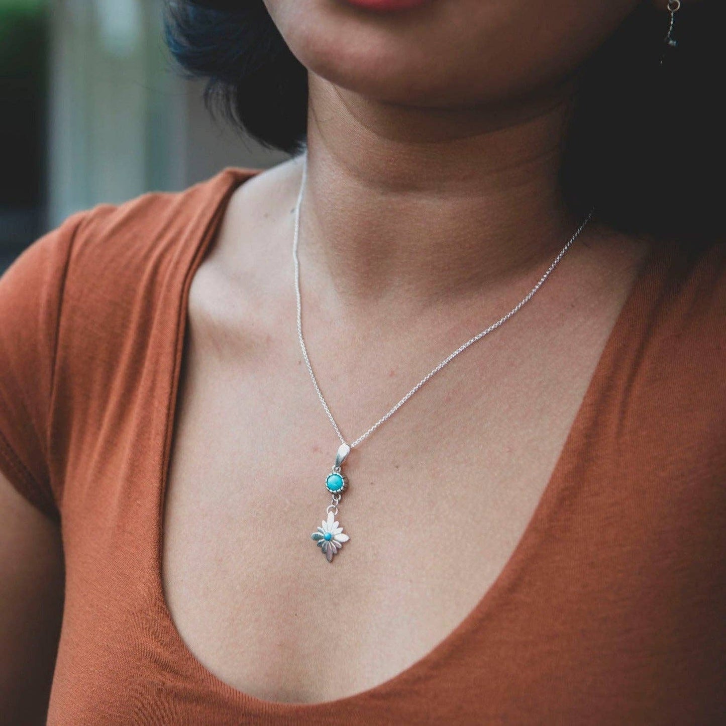Radiante: Turquoise Stardrop Necklace