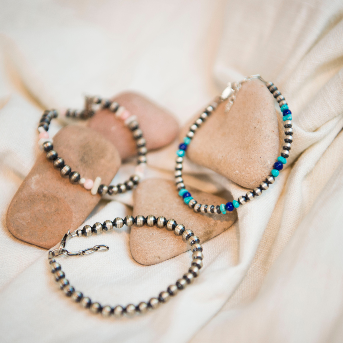 Desert Blossom: Lapis Wellspring Bracelet (4mm)