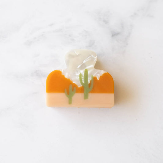 Desert Cactus Hair Claw Clip