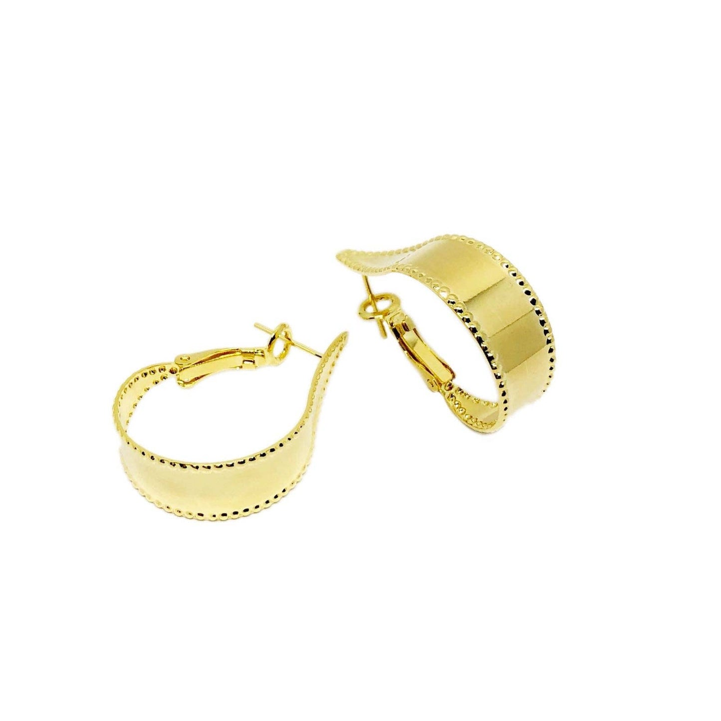 18k Gold Filled Western Hoop Earrings