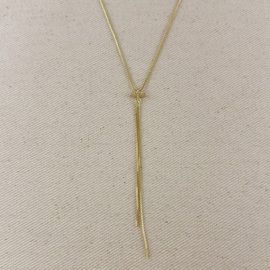 18k Gold Filled Tassel Necklace