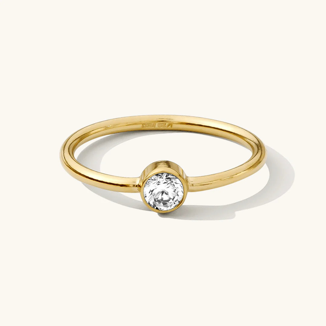 Ring 'Solo Bling' Gold-Filled