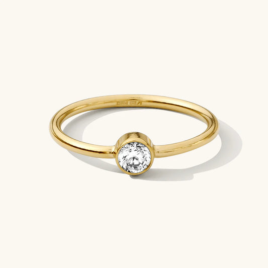 Ring 'Solo Bling' Gold-Filled